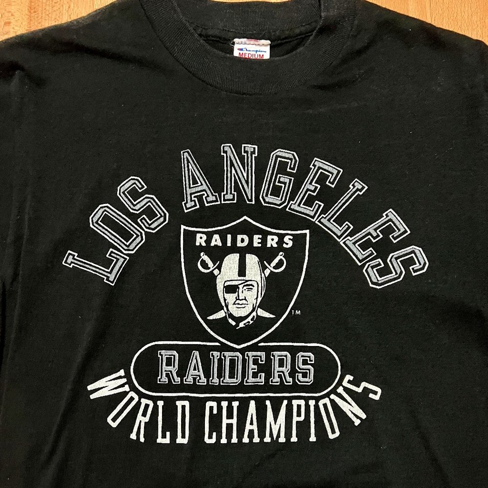 Vintage 1984 Los Angeles Raiders "World Champions" T-Shirt